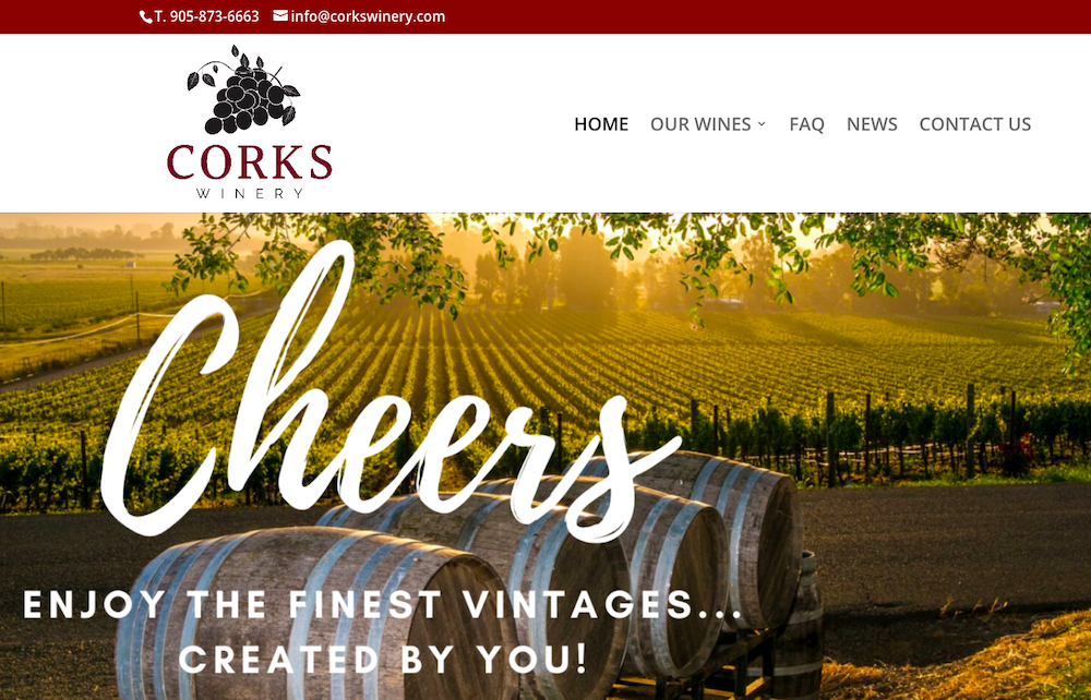 Corks Winery in Georgetown